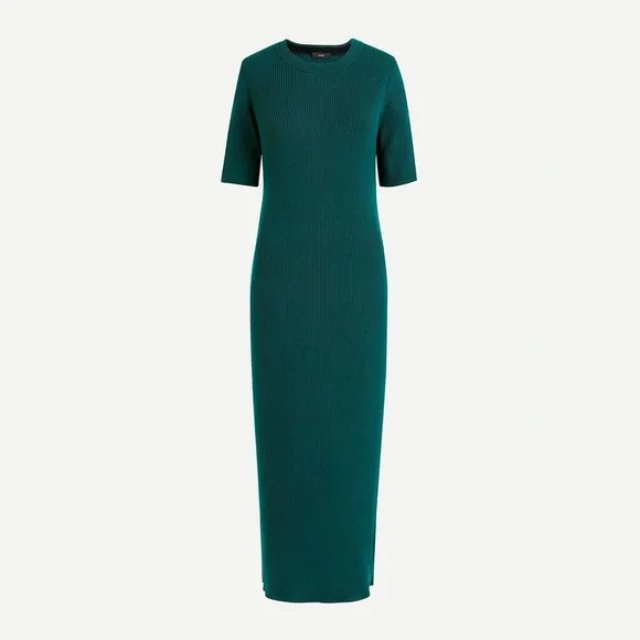 aje crescent knit midi dress Breeze Knit Midi Dress-ROSE GOLD / XXS main image 0